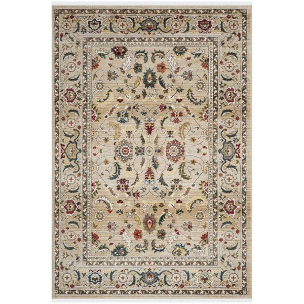 Beige and Multi 10' X 13' Area Rug