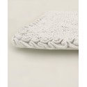 Ruffle Cotton Bath Rugs, 2 Piece Set