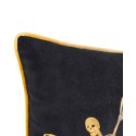 Velvet Dancing Skeletons Decorative Throw Pillow, 14