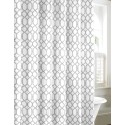 Trellis Shower Curtain, Grey