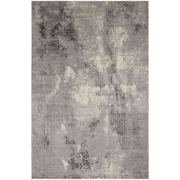 Modern Gray 9' x 12' Area Rug