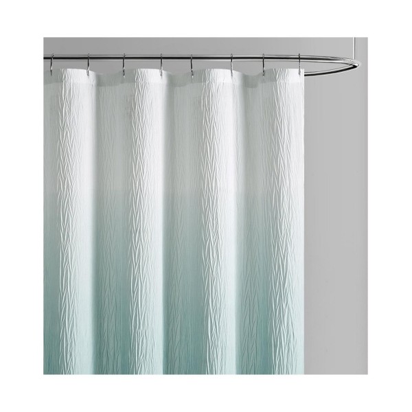 Crushed Ombre Fabric Shower Curtain - 72 in. W x 72 in. L