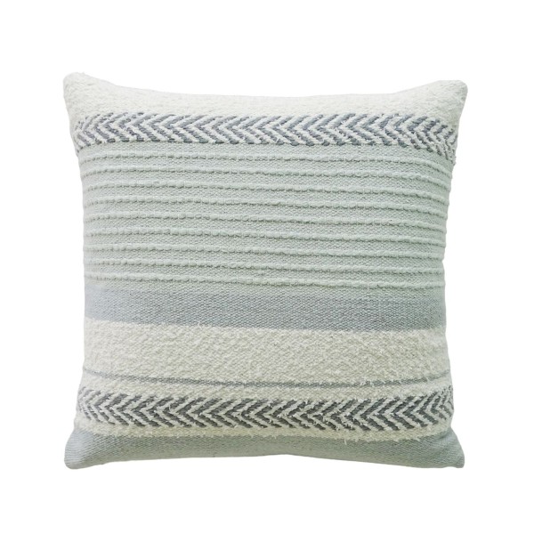 Handloom Woven Striped Decorative Pillow, 20