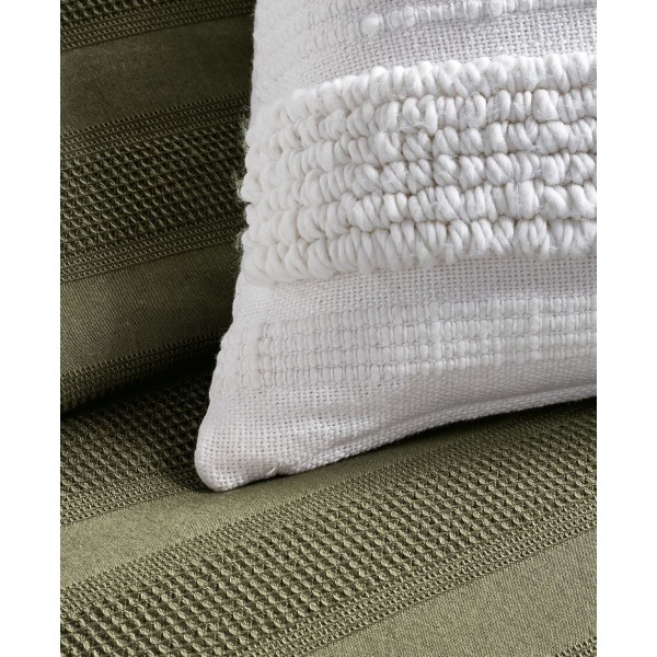 Textured Stripe Decorative Pillow