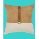 Colorblock Polyester Filled Decorative Pillow, 20