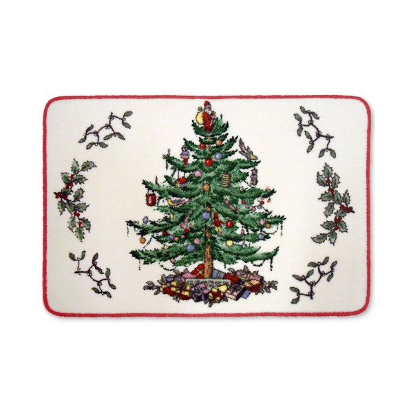 Christmas Tree Bath Rug