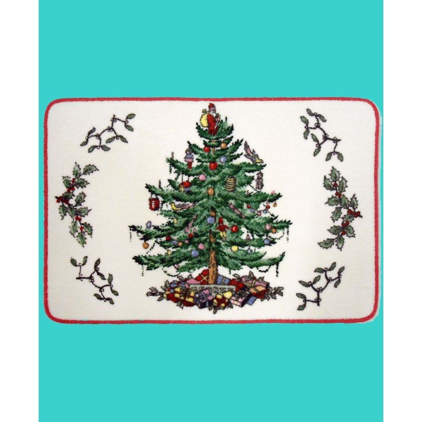 Christmas Tree Bath Rug