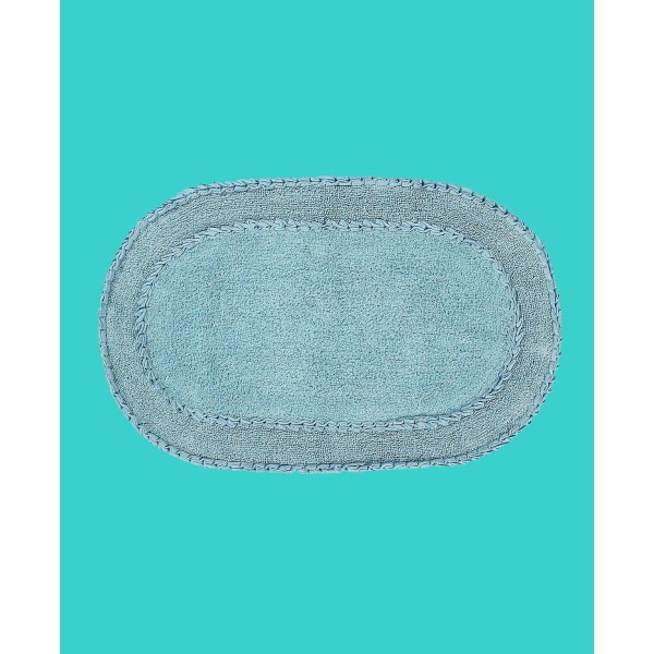 Double Ruffle Bath Rug 21