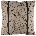 Sticks Twigs and Bird Polyester Filled Decorative Pillow, 18