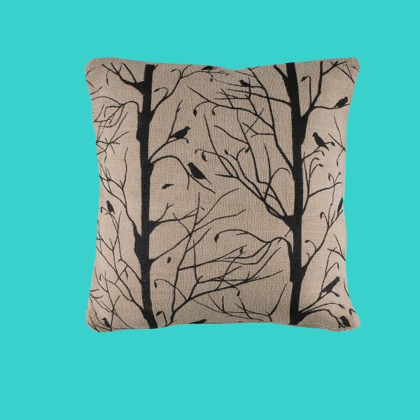 Sticks Twigs and Bird Polyester Filled Decorative Pillow, 18