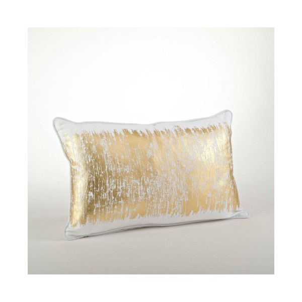 Metallic Banded Decorative Pillow, 12