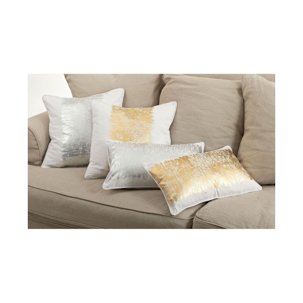 Metallic Banded Decorative Pillow, 12