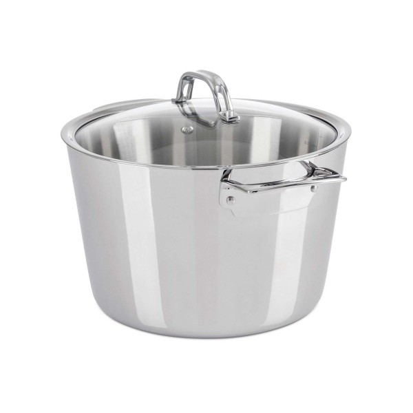 Contemporary 3-Ply 8 Quart Stock Pot