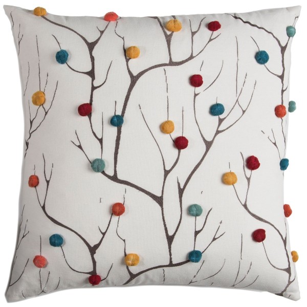 Abstract Design Polyester Filled Decorative Pillow, 20