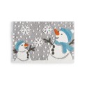 Snowman Sculpted Holiday Rug, 20